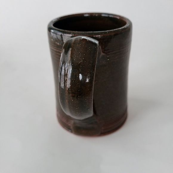 Vintage Rockdale Union Stoneware Glazed Mug RUS Elisabeth Goessling Red Clay - Picture 3 of 8